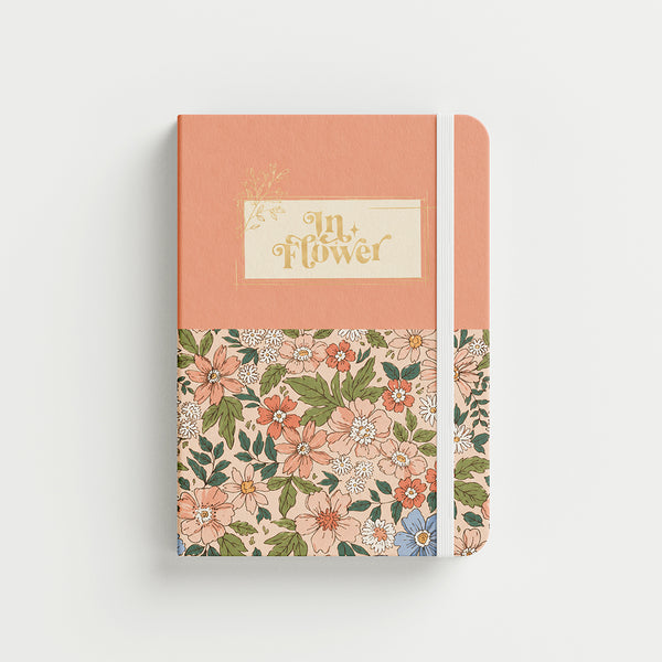 In Flower 🌸 — A6 Hardcover Notebook 96 Pages