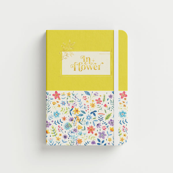 In Flower 🌸 — A6 Hardcover Notebook 96 Pages