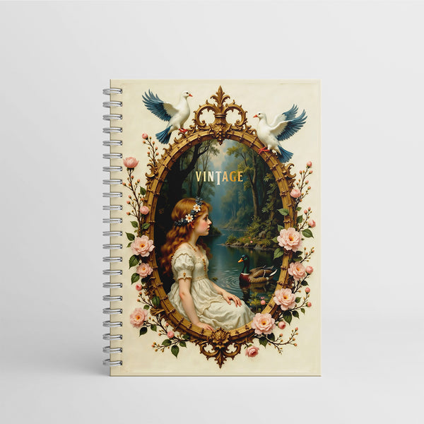 Vintage Reverie —A5 Wire Notebook - Borg El Arab Press