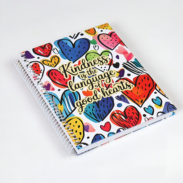 Kindness Bloom — B5 Hardcover Wire bound Notebook Collection