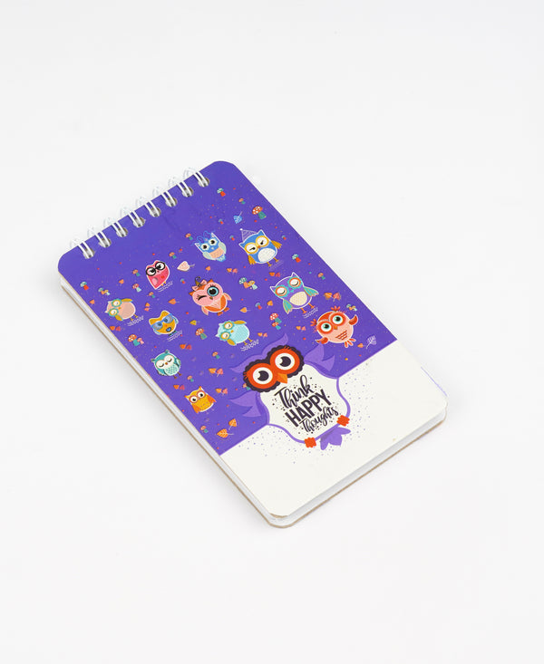 Owl – A6 Wire Notebook Collection96 Wire-Bound Pages, Hardcover & Portable - Borg El Arab Press