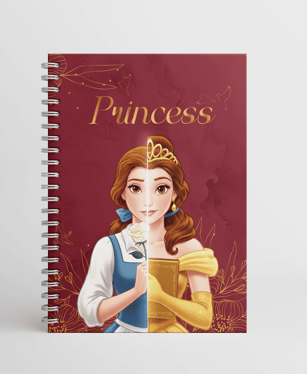 PRINCESS Collection - A5 Wire Notebook Collection Wire-Bound Pages - 80 Pages - Borg El Arab Press