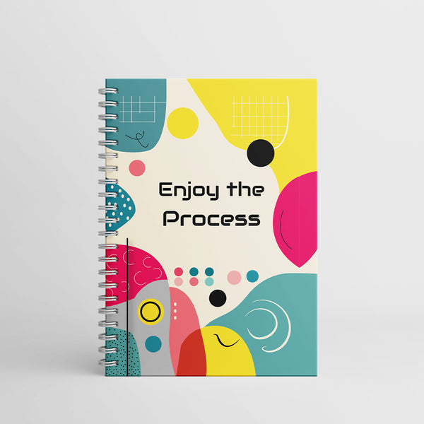 Enjoy The Process Collection — A5 Wire Notebook - Borg El Arab Press