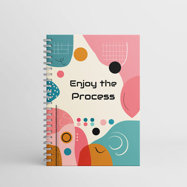 Enjoy The Process Collection — A5 Wire Notebook - Borg El Arab Press