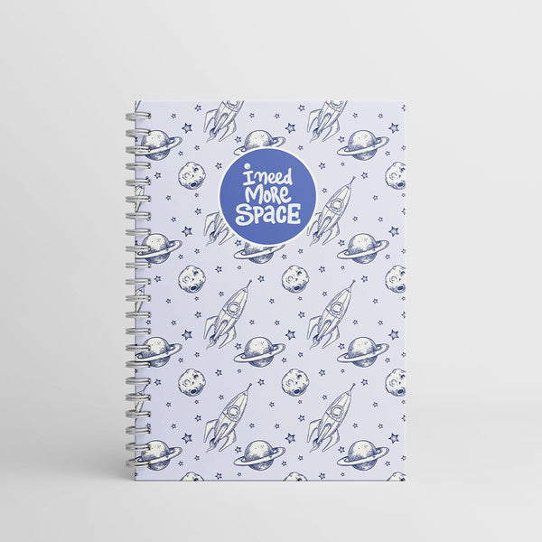 Space 🚀— A5 Wire Notebook - Borg El Arab Press