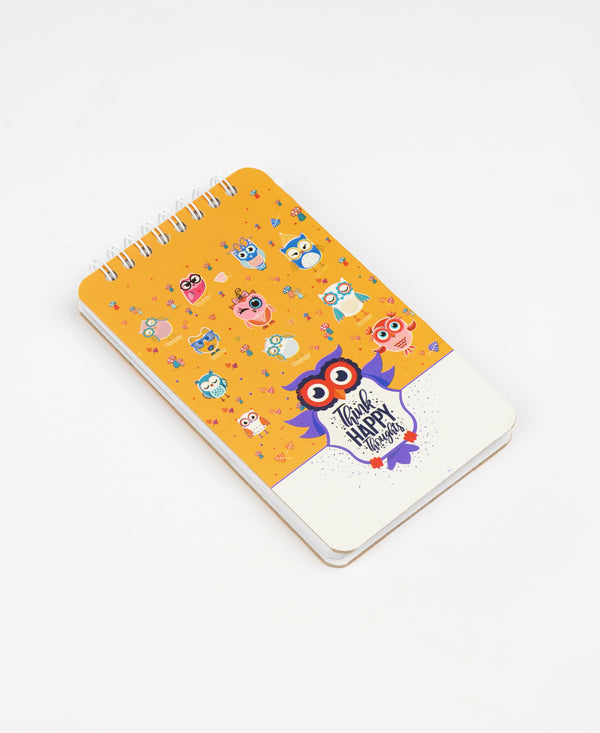 Owl – A6 Wire Notebook Collection96 Wire-Bound Pages, Hardcover & Portable - Borg El Arab Press