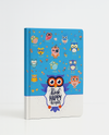 Owl – Lay-Flat A5 Hardcover Notebook, 96 Stitched Pages, Built for Journey & Joy - Borg El Arab Press