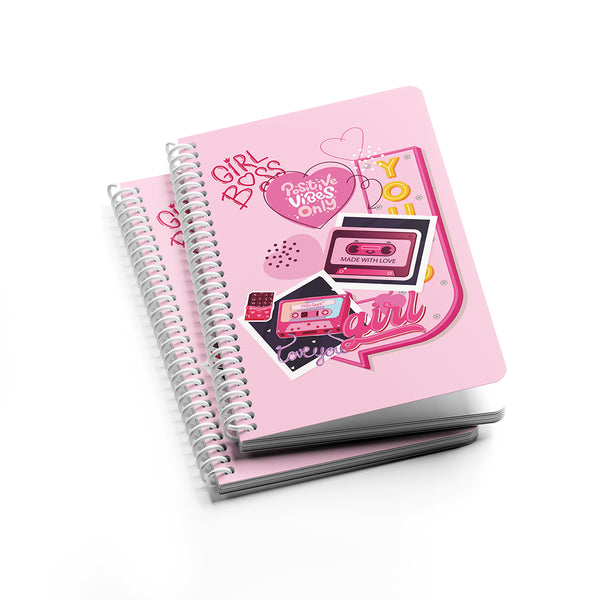 A5 Notebook Collection, Positive Vibes Only 💖 - Borg El Arab Press