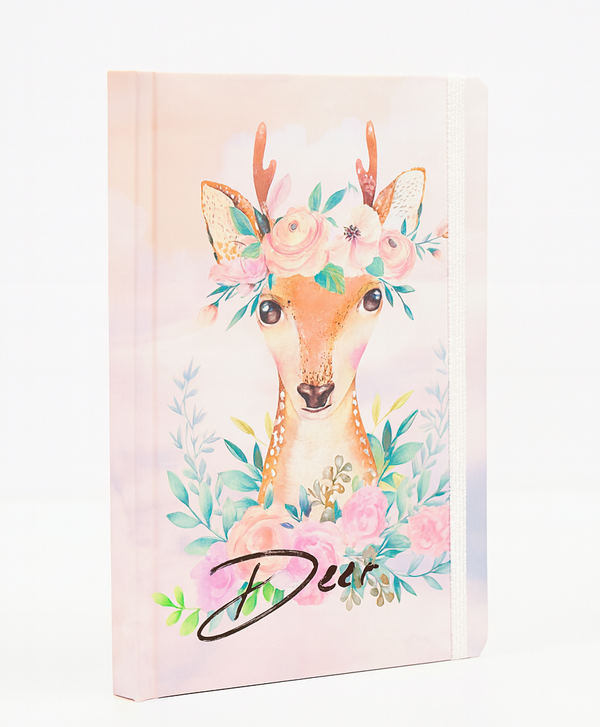 Watercolor Animal – A5 Hardcover Notebook Collection96 Stitched-Bound Pages - Borg El Arab Press