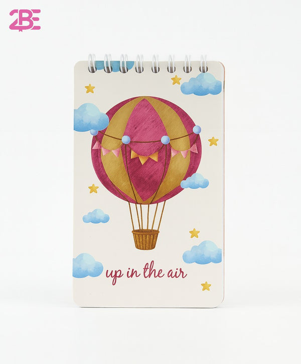 Air Balloon – A6 Wire Notebook Collection96 Wire-Bound Pages, Hardcover & Portable - Borg El Arab Press