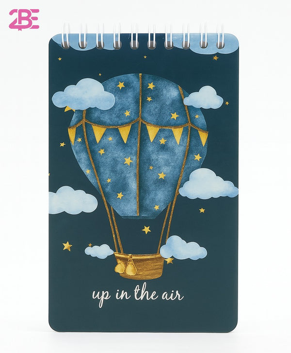 Air Balloon – A6 Wire Notebook Collection96 Wire-Bound Pages, Hardcover & Portable - Borg El Arab Press