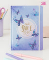 Butterfly - Premium A5 Hardcover Notebook – 96 Stitched Pages, Lay-Flat Design, Compact & Durable - Borg El Arab Press