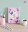 Butterfly - Premium A5 Hardcover Notebook – 96 Stitched Pages, Lay-Flat Design, Compact & Durable - Borg El Arab Press