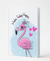 Flamingo Vibes – A5 Hardcover Notebook Collection96 Lay-Flat Stitched Pages, Compact & Durable - Borg El Arab Press