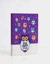 Owl – Lay-Flat A5 Hardcover Notebook, 96 Stitched Pages, Built for Journey & Joy - Borg El Arab Press