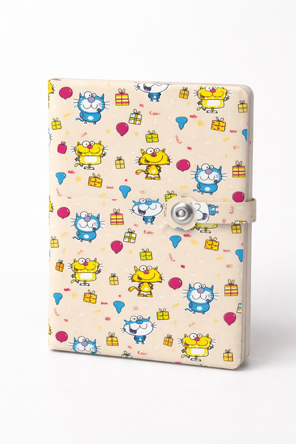 A5 Leather Notebook with Strap , 100 Sheet - Borg El Arab Press