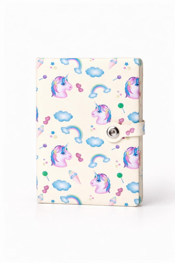 A5 Leather Notebook with Strap , 100 Sheet - Borg El Arab Press
