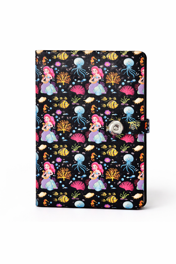 A5 Leather Notebook with Strap , 100 Sheet - Borg El Arab Press