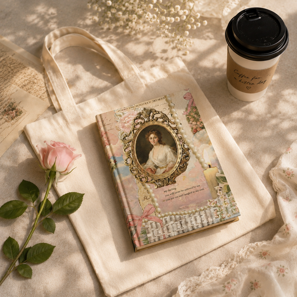 A5 Notebook Collection, Vintage Blush 🕊️ - Borg El Arab Press
