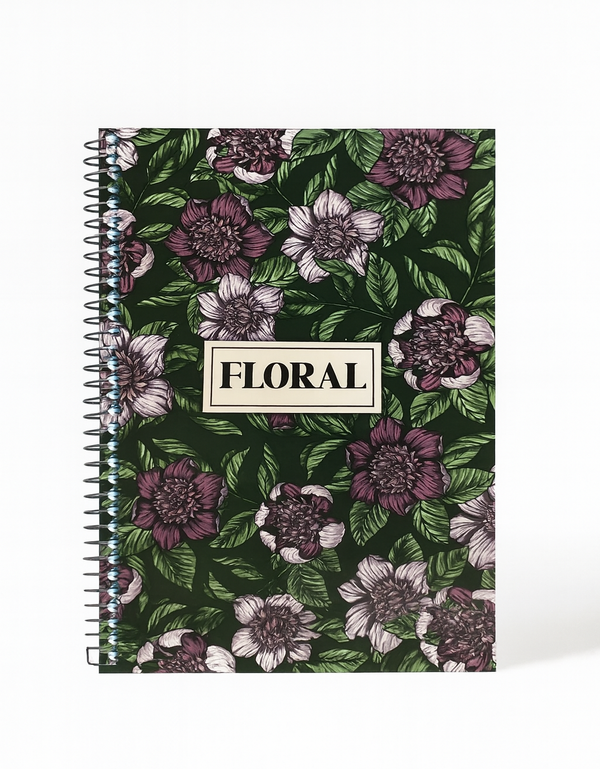 B5 Wire Notebook Collection 120 Wire-Bound Pages, Softcover & Portable - Borg El Arab Press