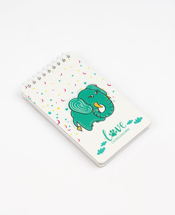 Zoo – A6 Wire Notebook Collection96 Wire-Bound Pages, Hardcover & Portable - Borg El Arab Press