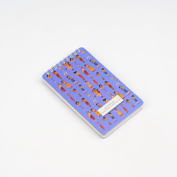 Girls — A6 Hardcover Wirebound Notebook Collection — 96 Pages - Borg El Arab Press