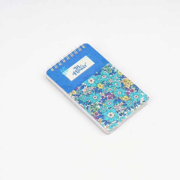 In Flower — A6 Hardcover Wirebound Notebook Collection — 96 Pages - Borg El Arab Press
