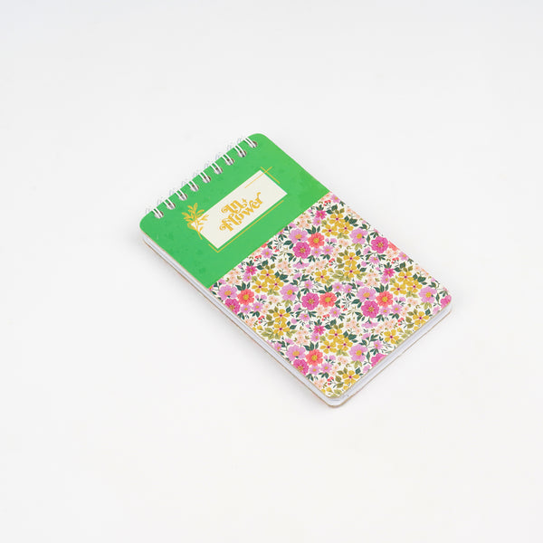 In Flower — A6 Hardcover Wirebound Notebook Collection — 96 Pages - Borg El Arab Press