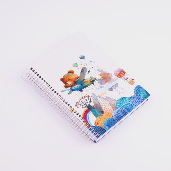 A5 Notebook Collection, Adventure Bear 🧸✈️ - Borg El Arab Press