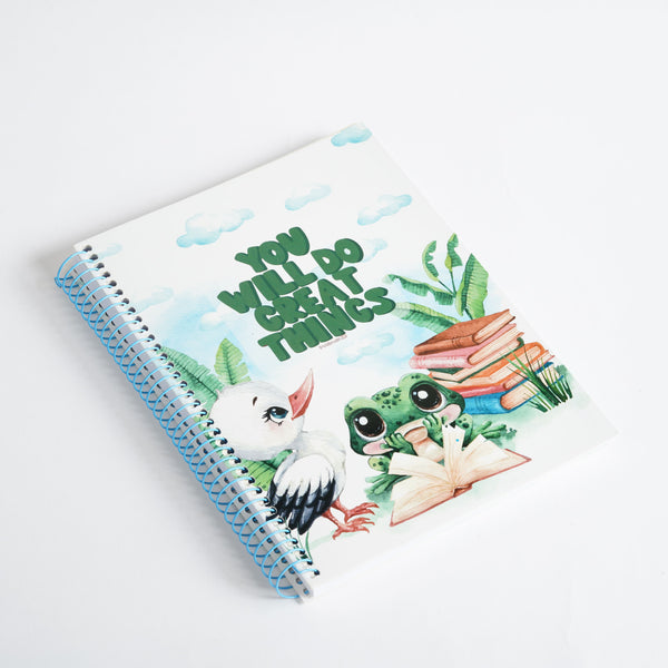 B5 Wire Notebook Collection 120 Wire-Bound Pages, Softcover & Portable - Borg El Arab Press