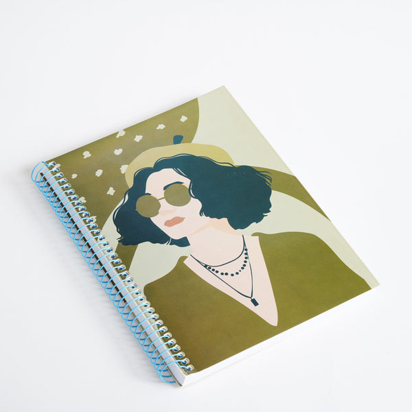 B5 Wire Notebook Collection 120 Wire-Bound Pages, Softcover & Portable - Borg El Arab Press