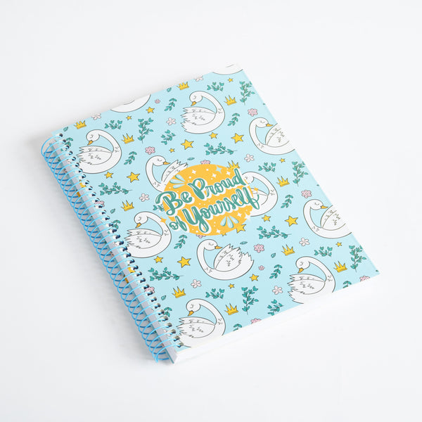 B5 Wire Notebook Collection 120 Wire-Bound Pages, Softcover & Portable - Borg El Arab Press