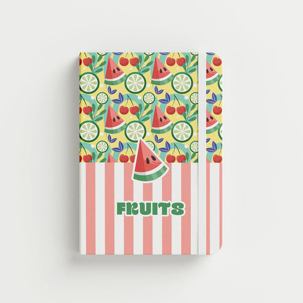 Fruit Fiesta 🍉☀️ — A6 Hardcover Notebook 96 Pages - Borg El Arab Press