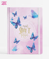 Butterfly - Premium A5 Hardcover Notebook – 96 Stitched Pages, Lay-Flat Design, Compact & Durable - Borg El Arab Press