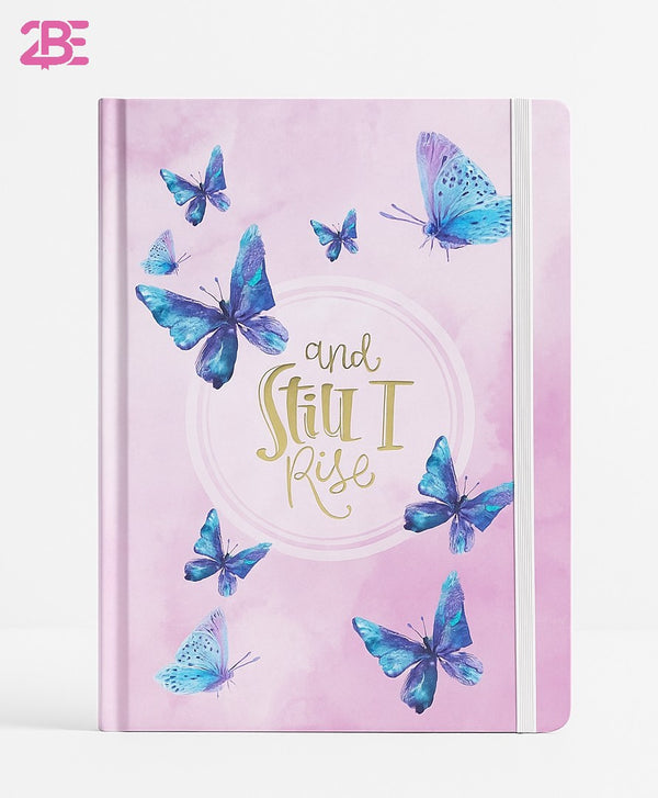 Butterfly - Premium A5 Hardcover Notebook – 96 Stitched Pages, Lay-Flat Design, Compact & Durable - Borg El Arab Press