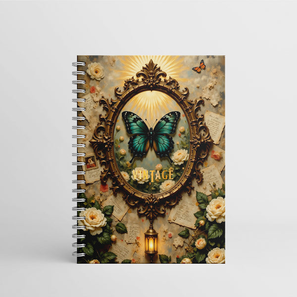 Vintage Reverie —A5 Wire Notebook - Borg El Arab Press