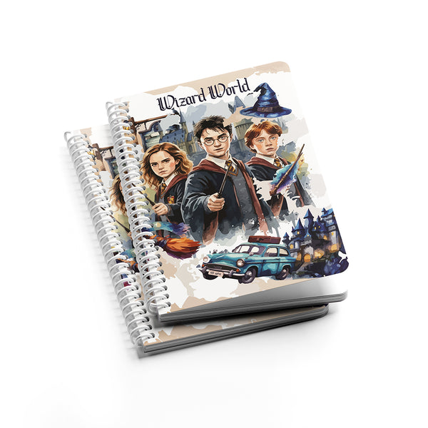 A5 Notebook Collection, Wizard World ✨🏰 - Borg El Arab Press