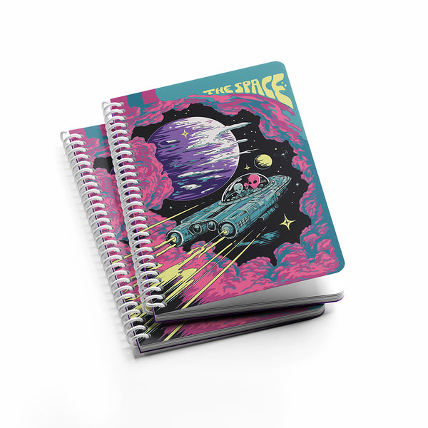 A5 Notebook Collection, Space Drifter 🚀💜 - Borg El Arab Press