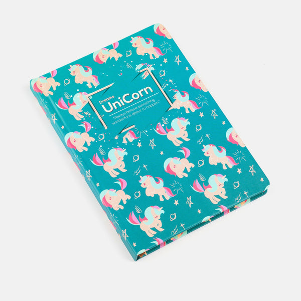 Unicorn 2 – A5 Notebook Hardcover with Stitched Binding (96 Pages) - Borg El Arab Press