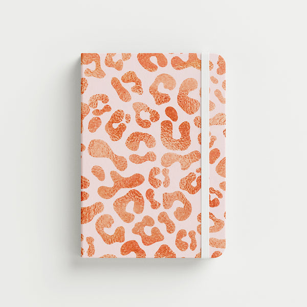 Leopard Muse 🐆✨ — A6 Hardcover Notebook 96 Pages
