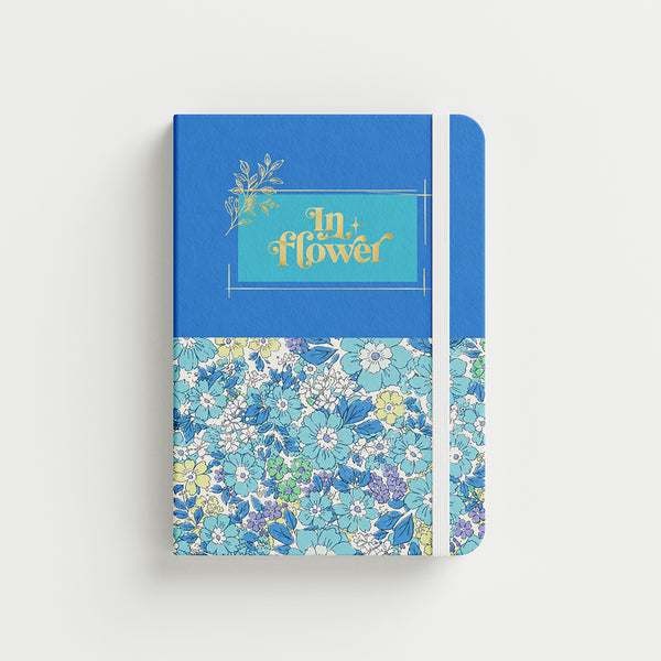 In Flower 🌸 — A6 Hardcover Notebook 96 Pages