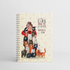 Cat Therapy Club 🐾 — A5 Wire Notebook - Borg El Arab Press