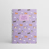 Cat Therapy Club 🐾 — A5 Wire Notebook - Borg El Arab Press