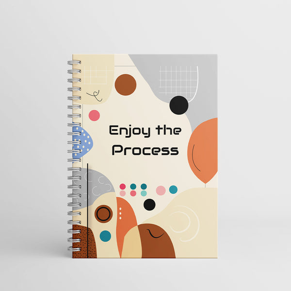 Enjoy The Process Collection — A5 Wire Notebook - Borg El Arab Press