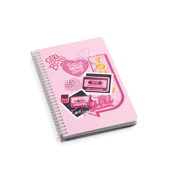 A5 Notebook Collection, Positive Vibes Only 💖 - Borg El Arab Press