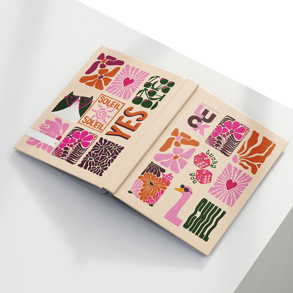 B5 Notebook Collection, Lucky Charm 🎲🌺