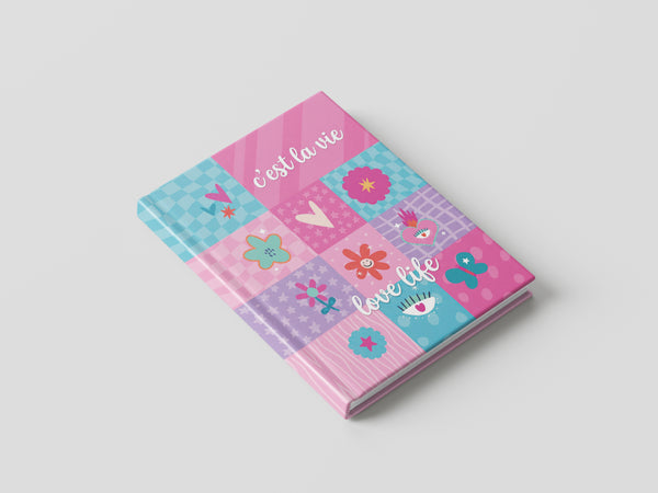 A5 Hardcover Notebook Collection 100 Stitched-Bound Pages - Borg El Arab Press