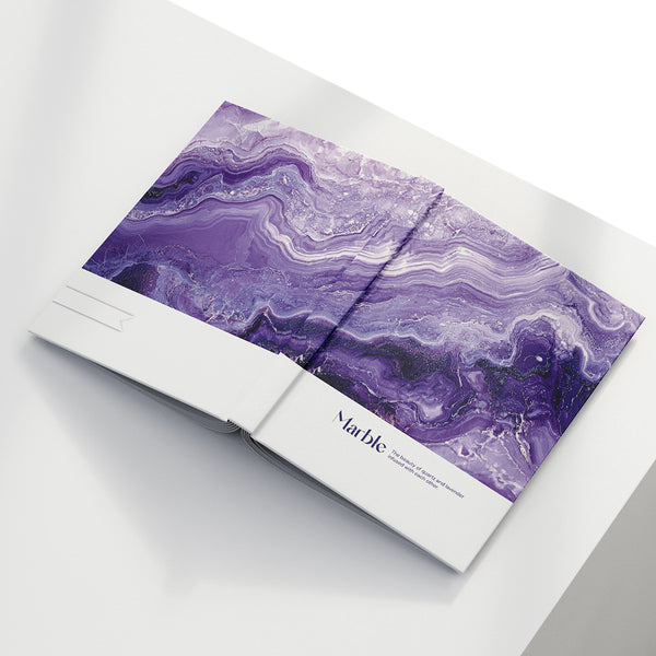 B5 Notebook Collection, Marble Muse 💜