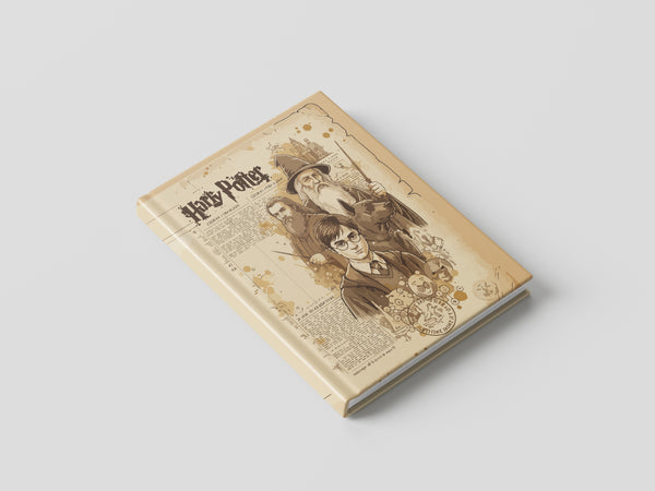 A5 Hardcover Notebook Collection 100 Stitched-Bound Pages - Borg El Arab Press