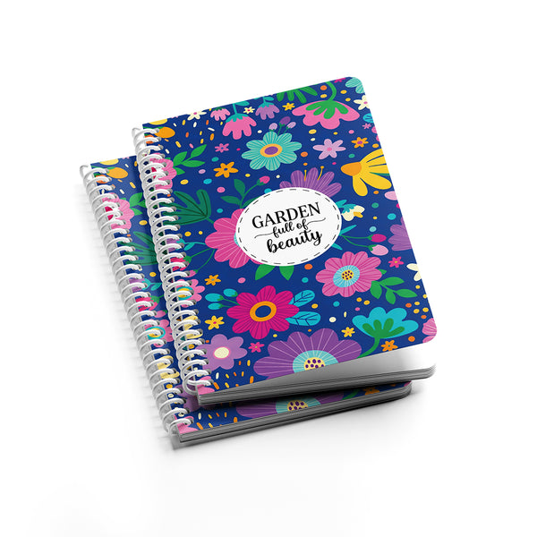 A5 Notebook Collection, Midnight Garden 🌸💙 - Borg El Arab Press